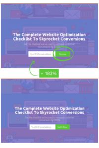 동적인 CTA 문구 사용