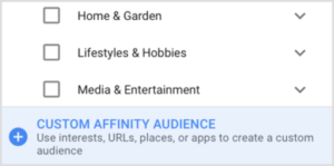 맞춤 관심 분야 잠재고객