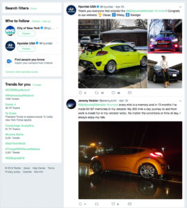 현대자동차 트위터 해시태그